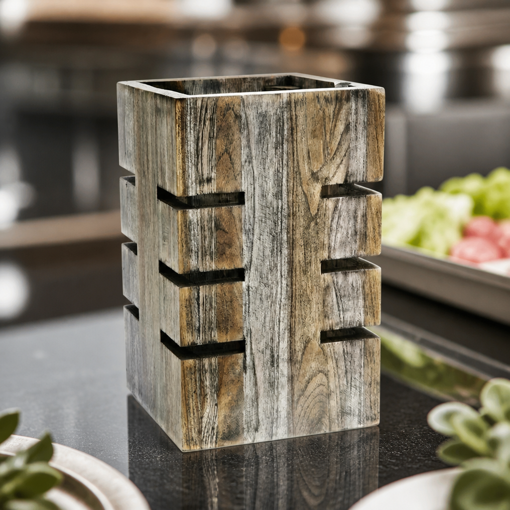 Commercial Riser Ash Grey Teak 152x305mm Display System