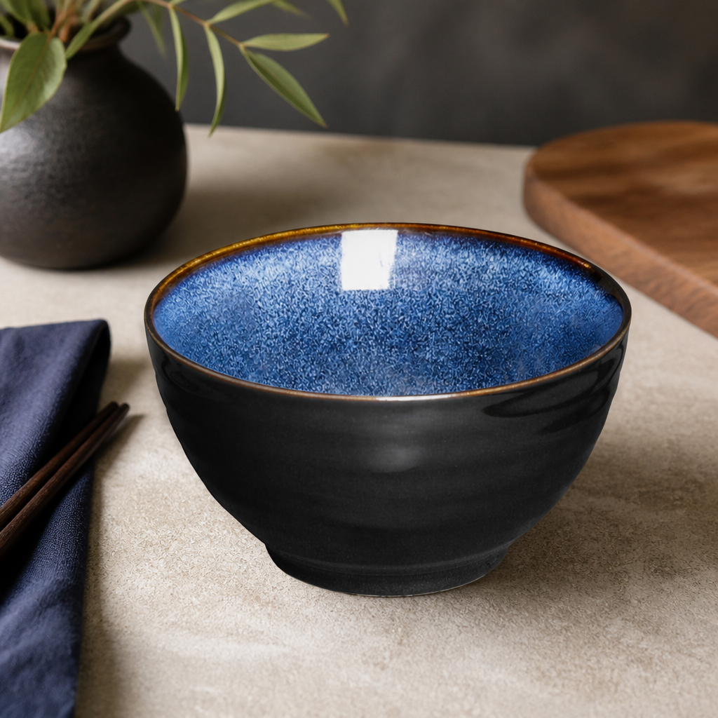 Commercial Stoneware Footed Bowls 25oz 150mm 6 Pack