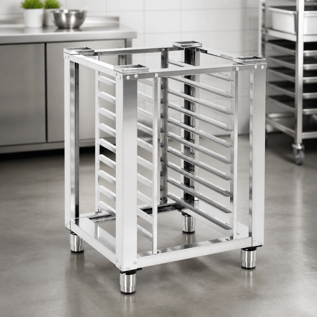 Commercial Convection Oven Stand 850mm Height Flat Packed
