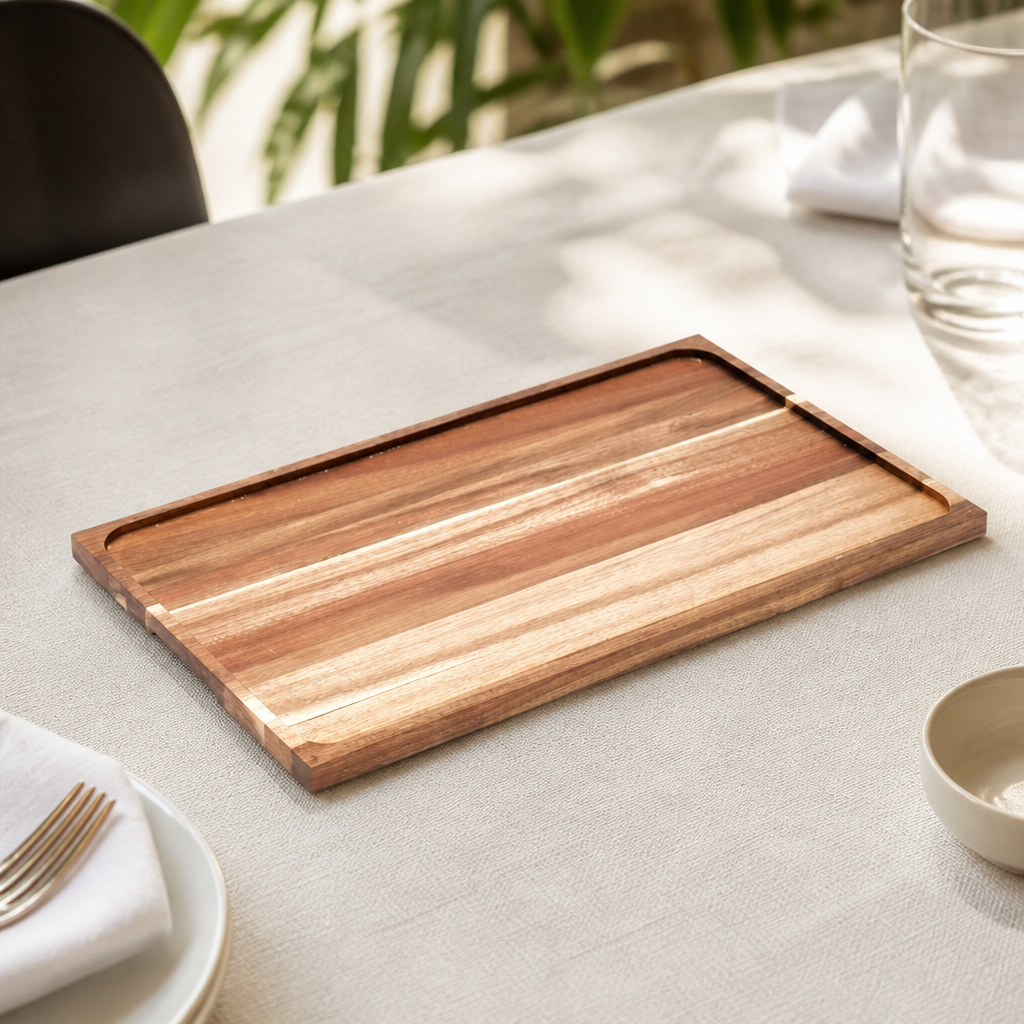 Commercial Acacia Wood Trivet Base 550x345mm Pack of 5