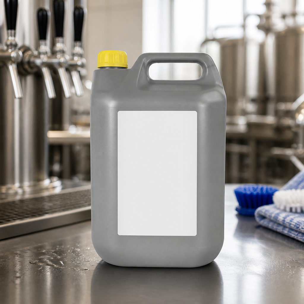 Commercial Beer Line Cleaner 5L - Powerful Caustic Solution