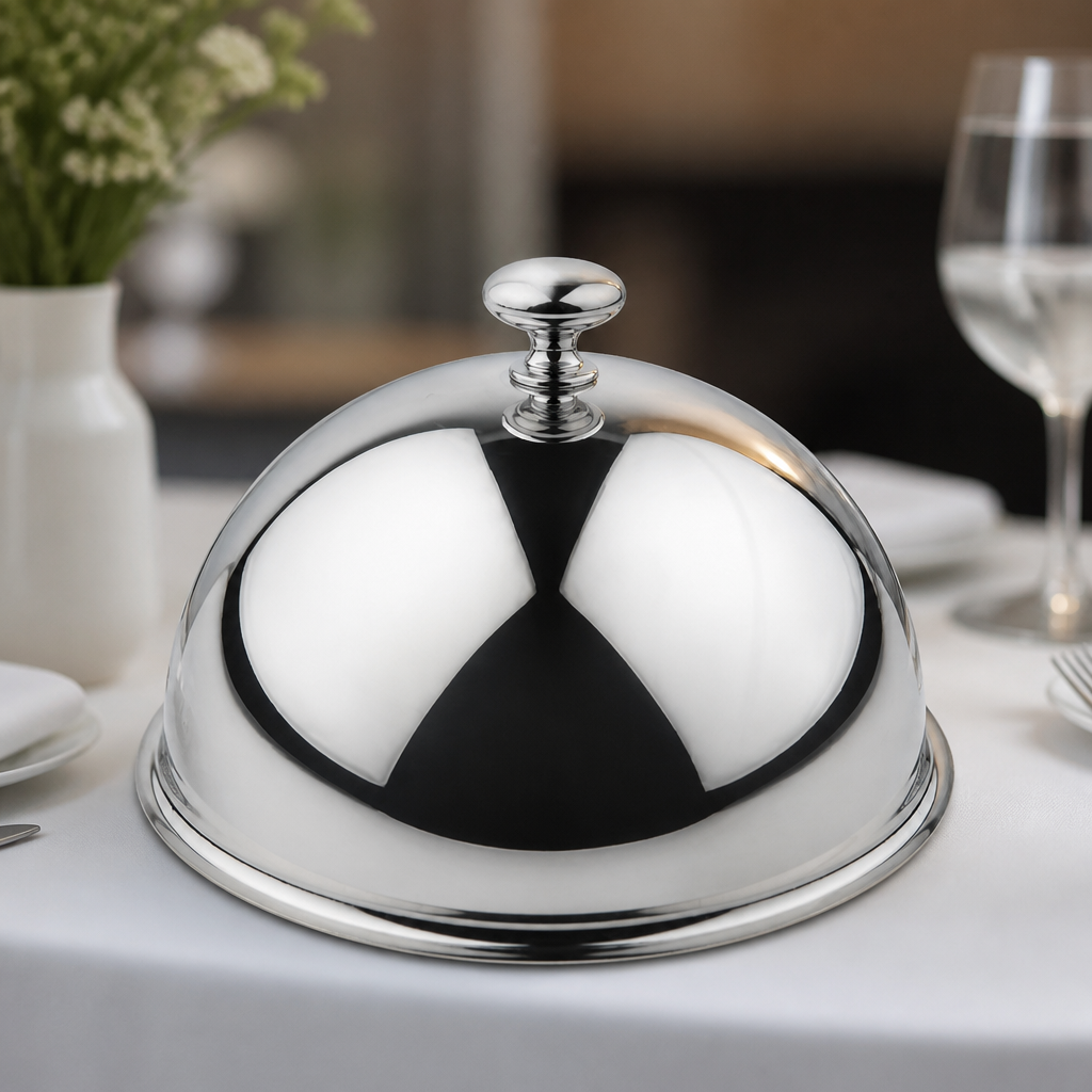 Commercial Stainless Steel Food Cover Cloche 295mm Diameter