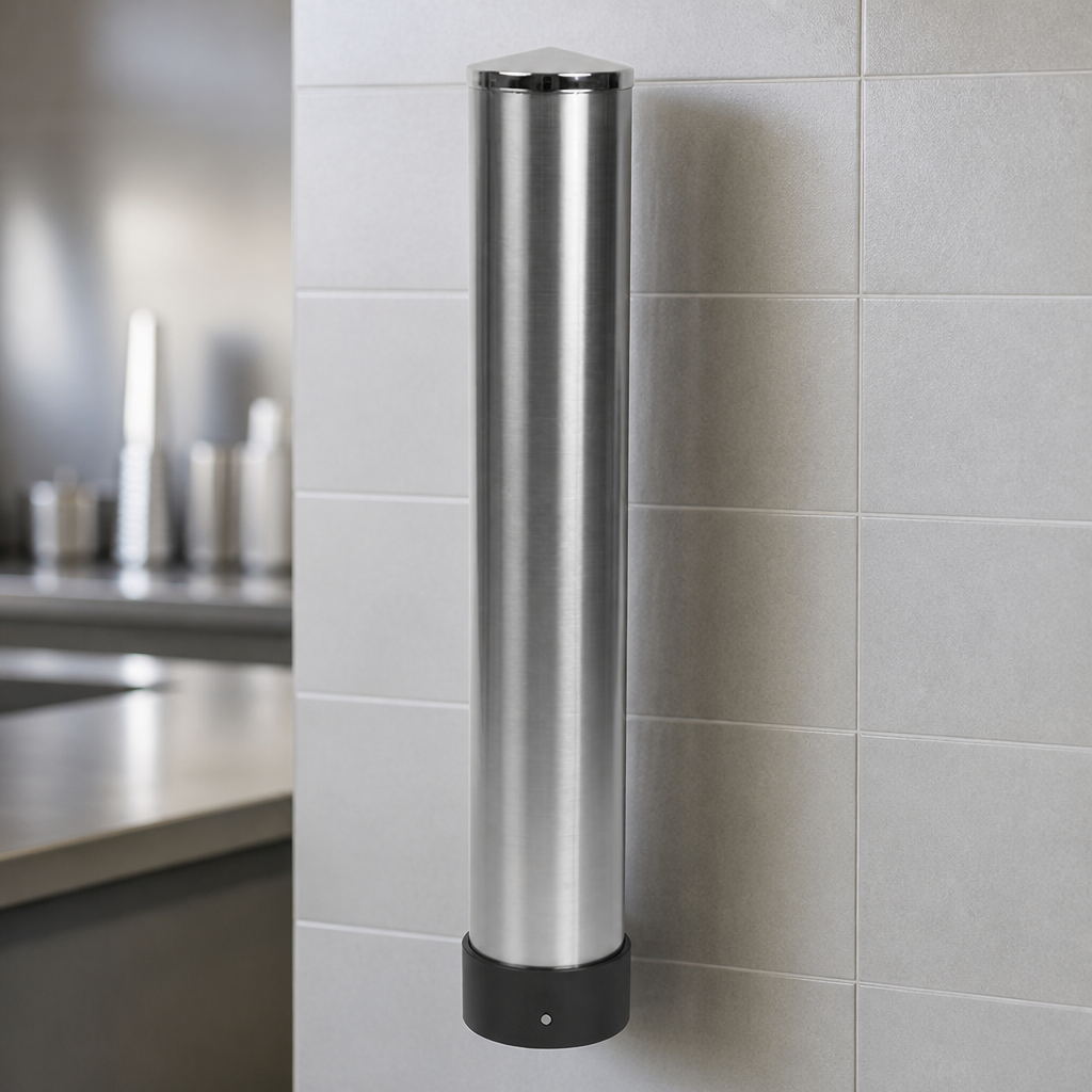 Wall Mounted Commercial Cup Dispenser for 80-300ml Cups