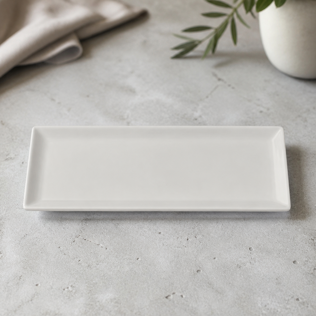 Commercial Rectangular Trays 284x102.5mm 12 Pack