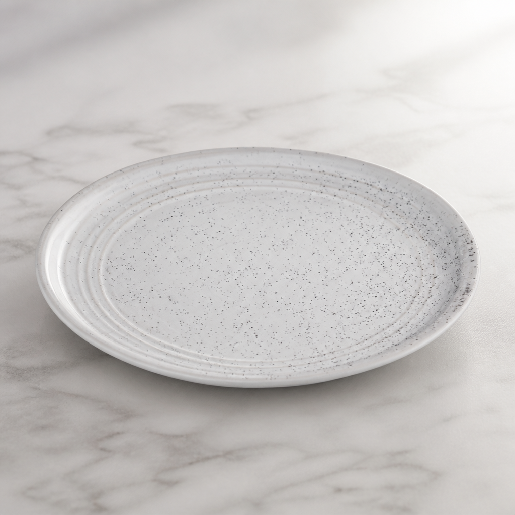 Commercial Dishwasher Safe Flat Round Dinner Plates 270mm 4 Pack