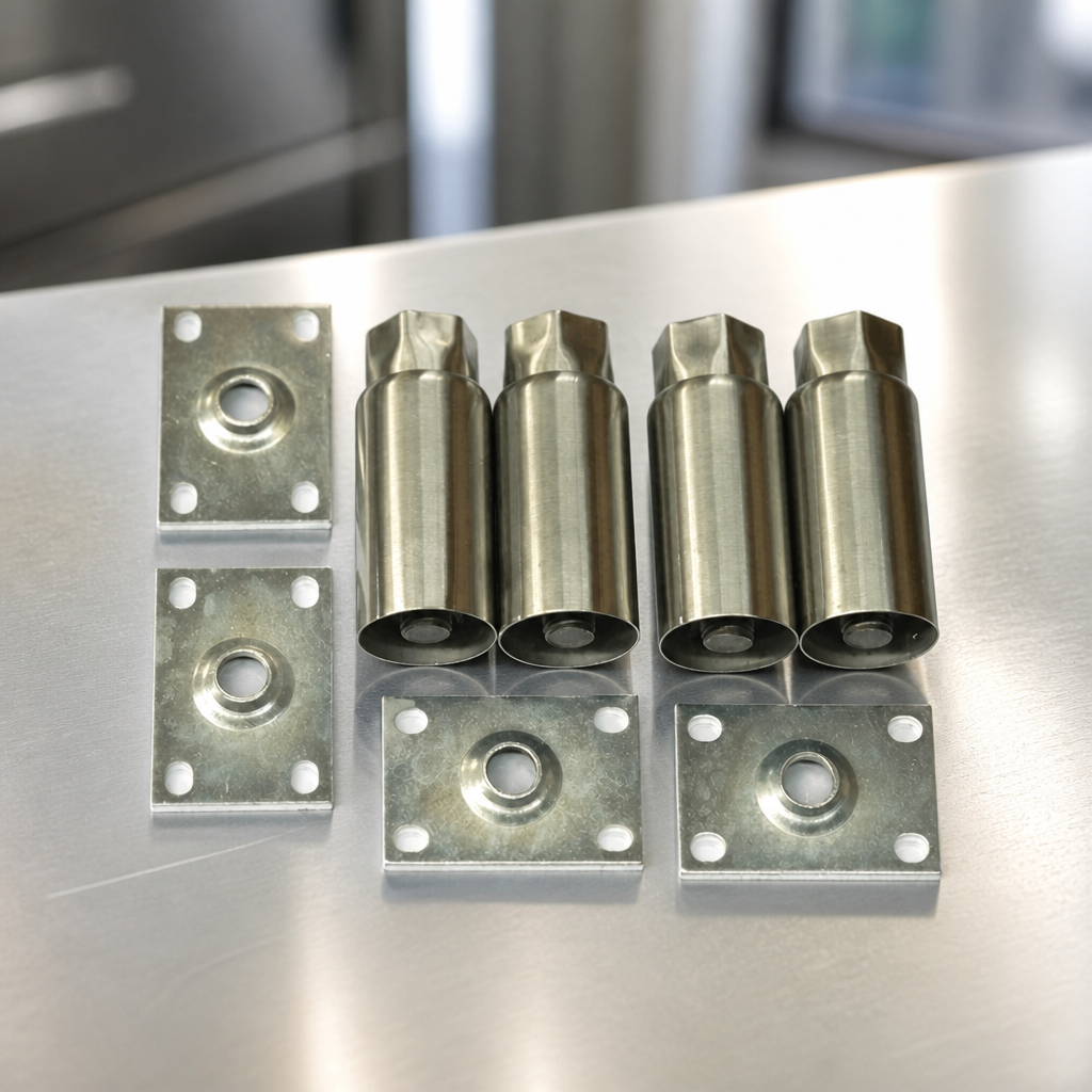 Static Feet for Commercial Gas Fryers 61mm Height
