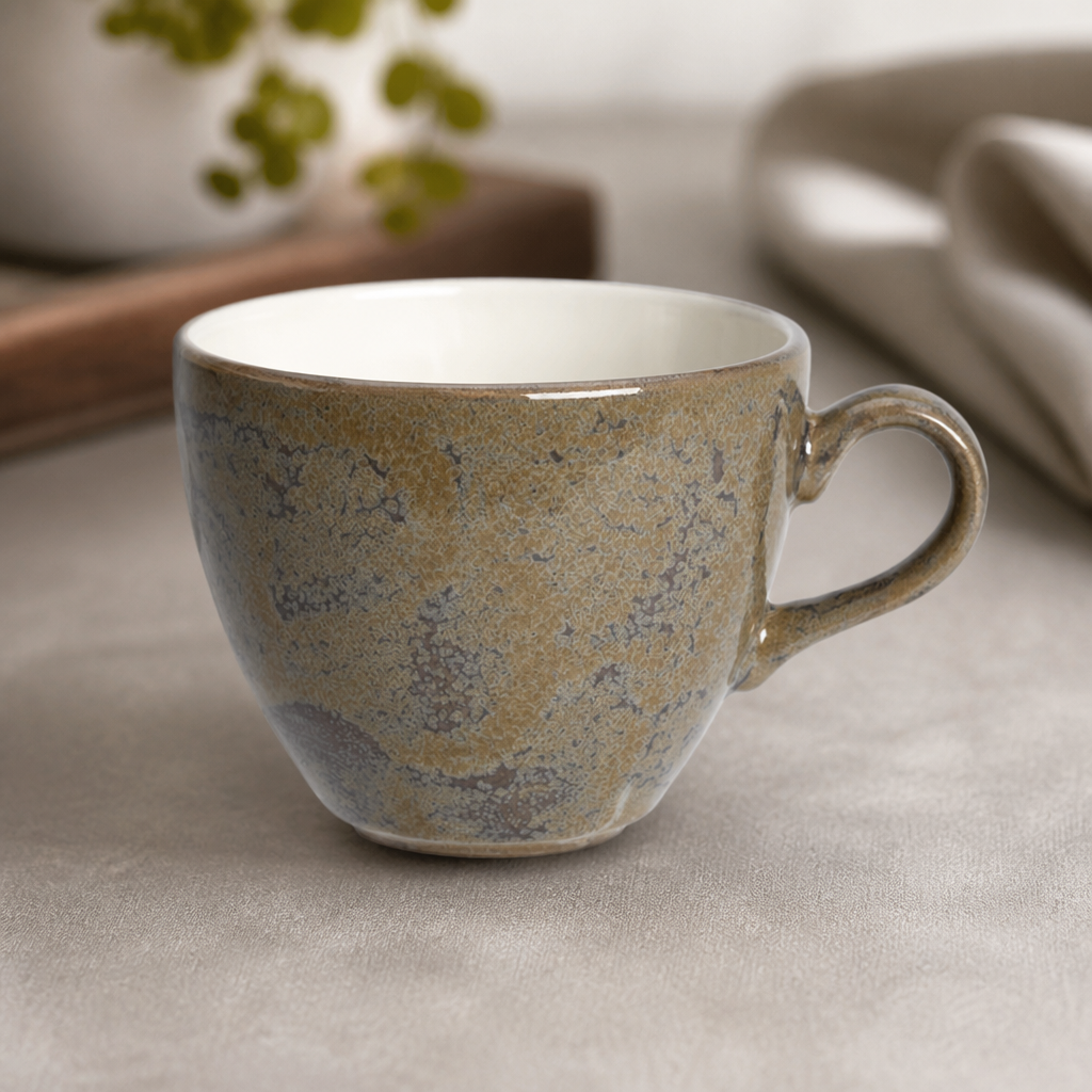 Commercial Granite Cups 350ml - 12 Pack Vitrified China