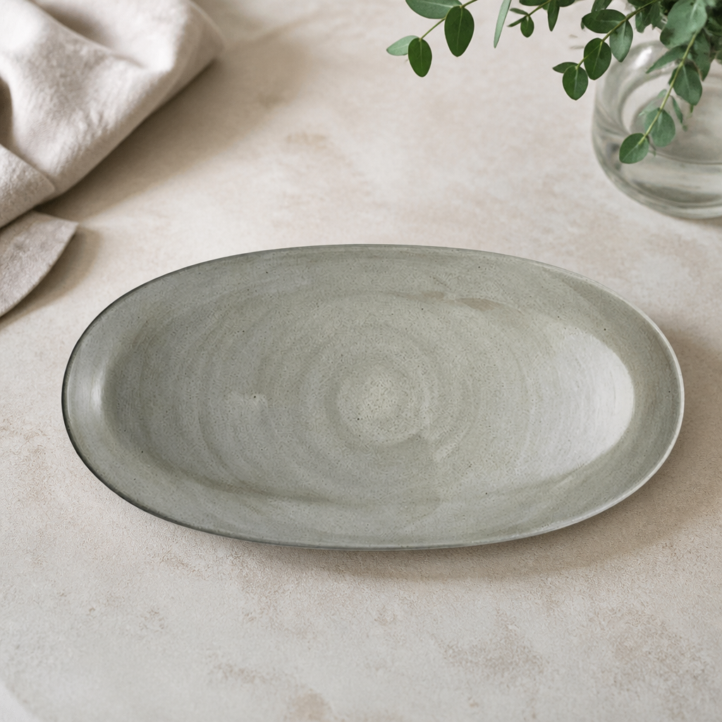 Commercial Coupe Platters 280x140mm Dove Colour 24 Pack