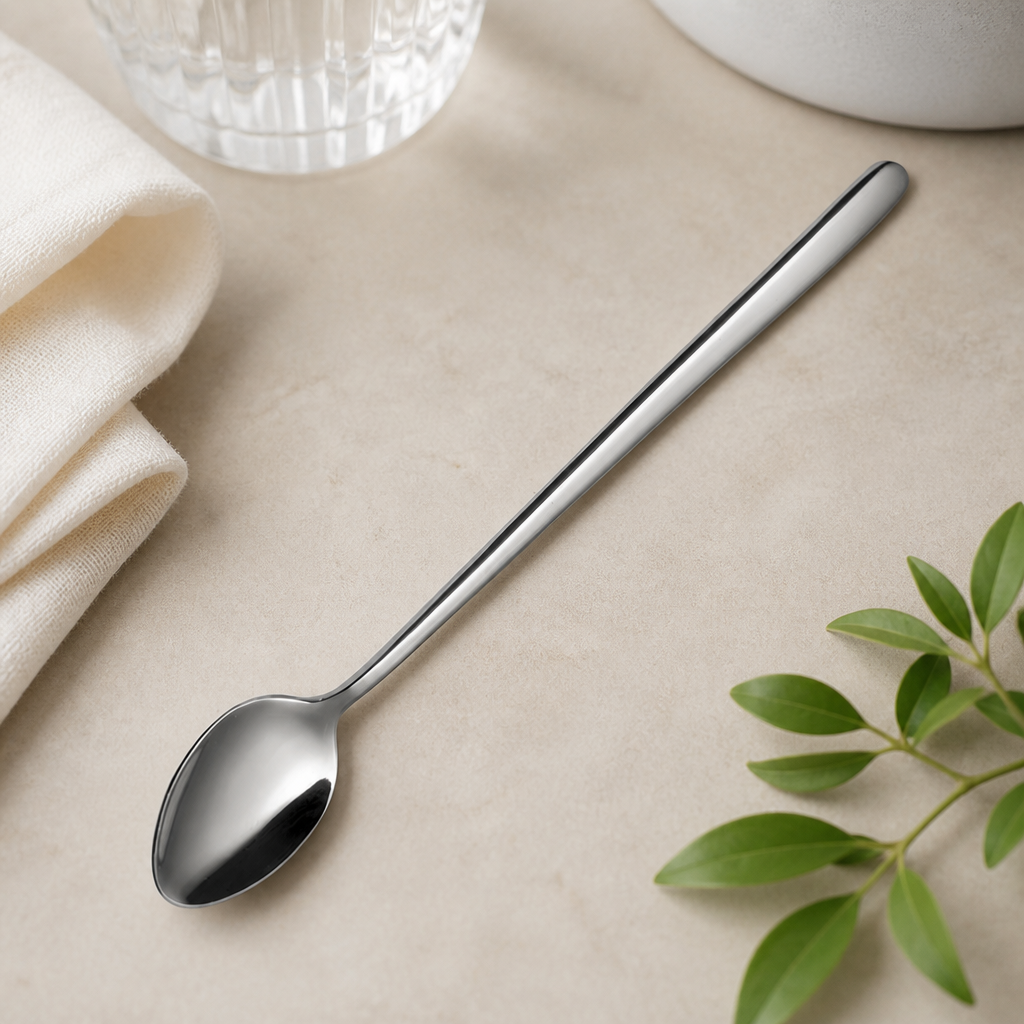 Drink spoons 12 pack stainless steel long-handled cutlery set