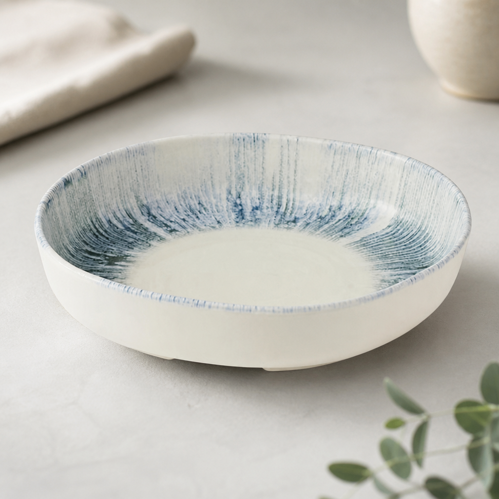 Commercial Walled Bowls 230mm Super Vitrified Ceramic 6 Pack