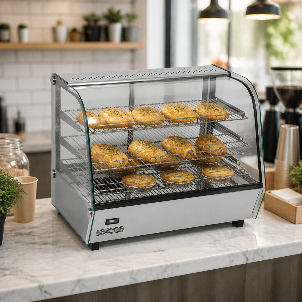 Commercial Countertop Heated Food Display 160Ltr Capacity
