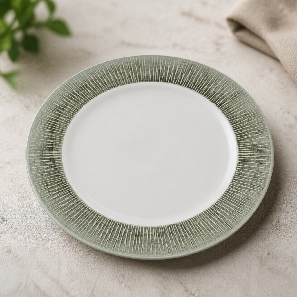 305mm Commercial Bamboo Presentation Plates - 12 Pack