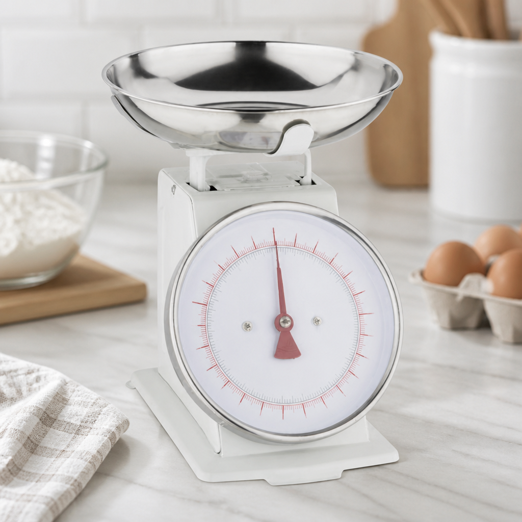 Commercial Weighing Scales 5kg Capacity Stainless Steel Bowl