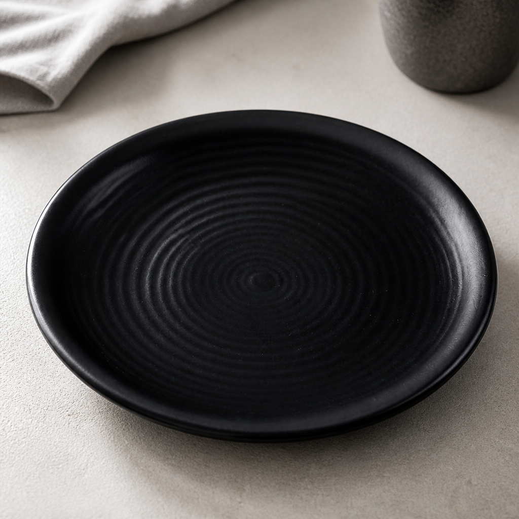 Commercial Flat Plates 250mm Vitrified Stoneware 6 Pack
