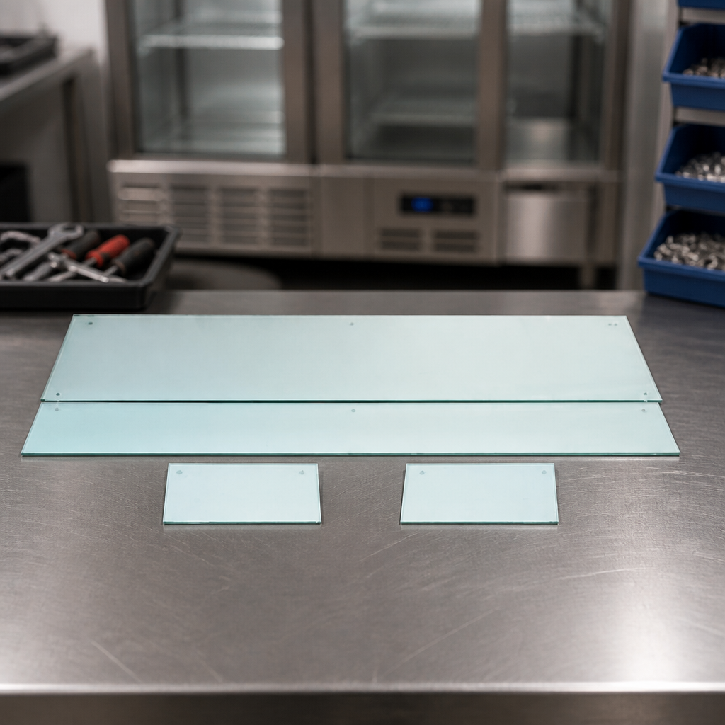 Replacement Glass Kit for Commercial Countertop Prep Fridge