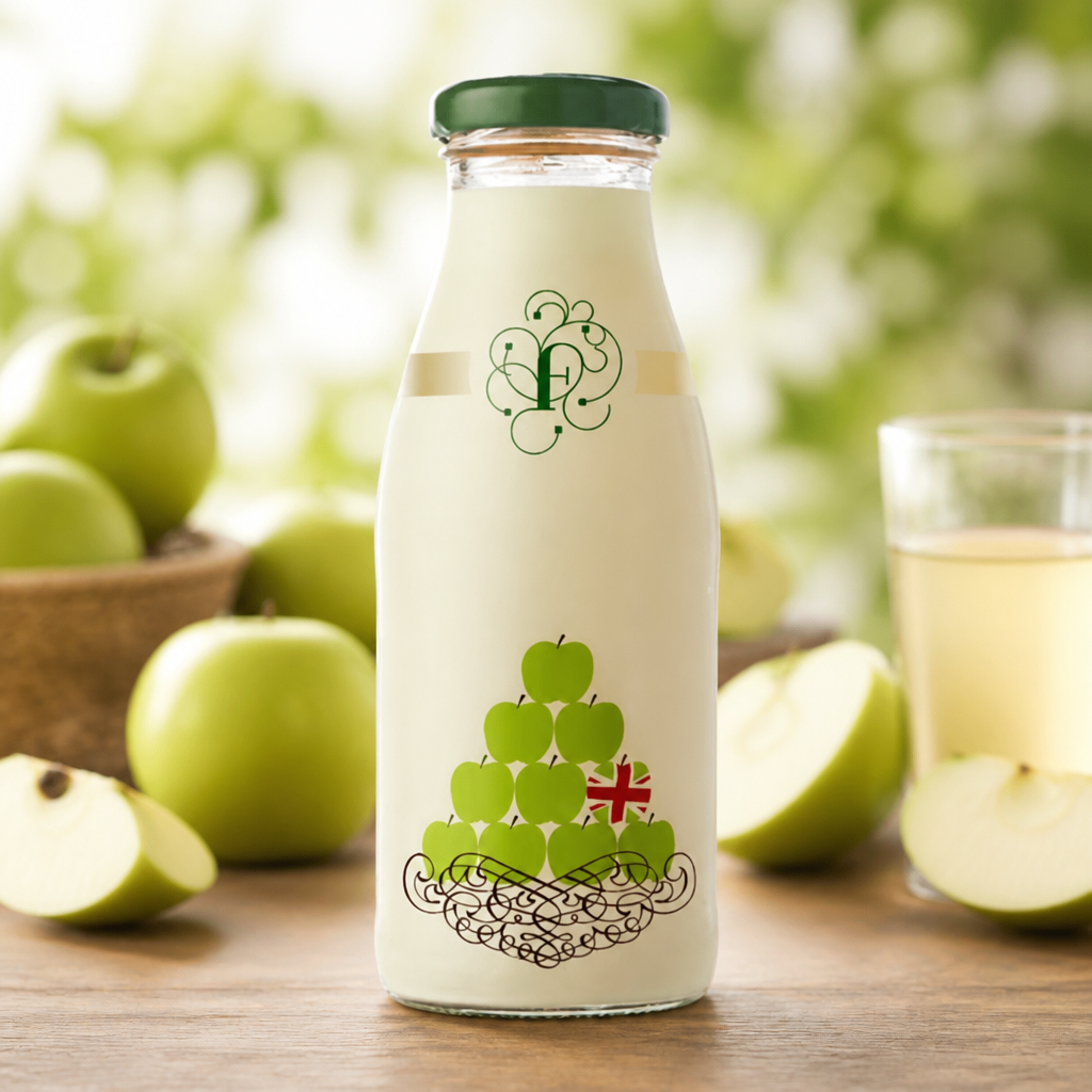 250ml Commercial Juice Glass Bottles - 12 Pack