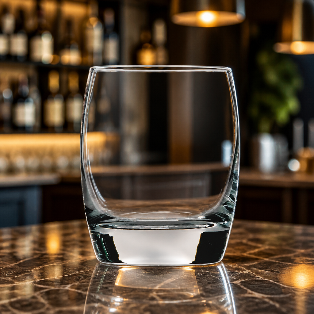 210ml Commercial Old Fashioned Whisky Glasses 12 Pack