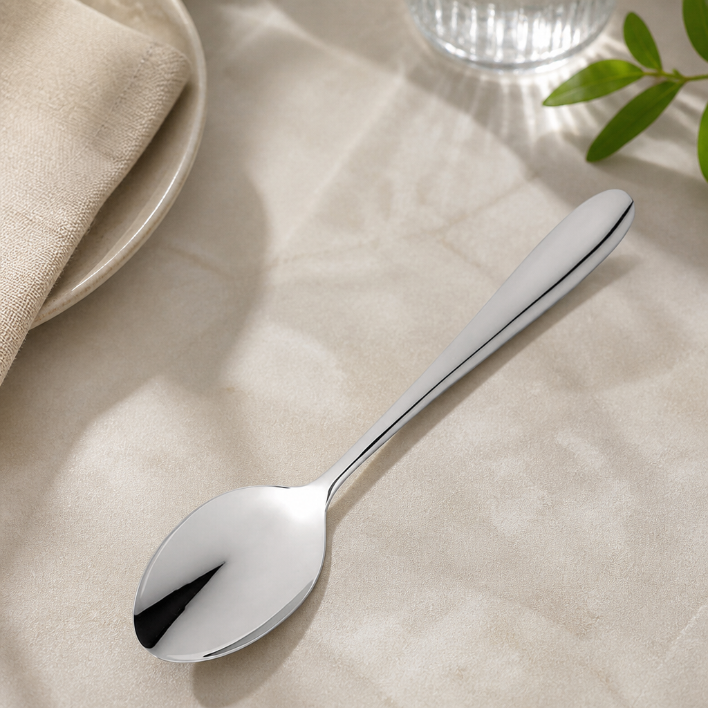 Commercial Stainless Steel Table Spoons 12 Pack 203mm
