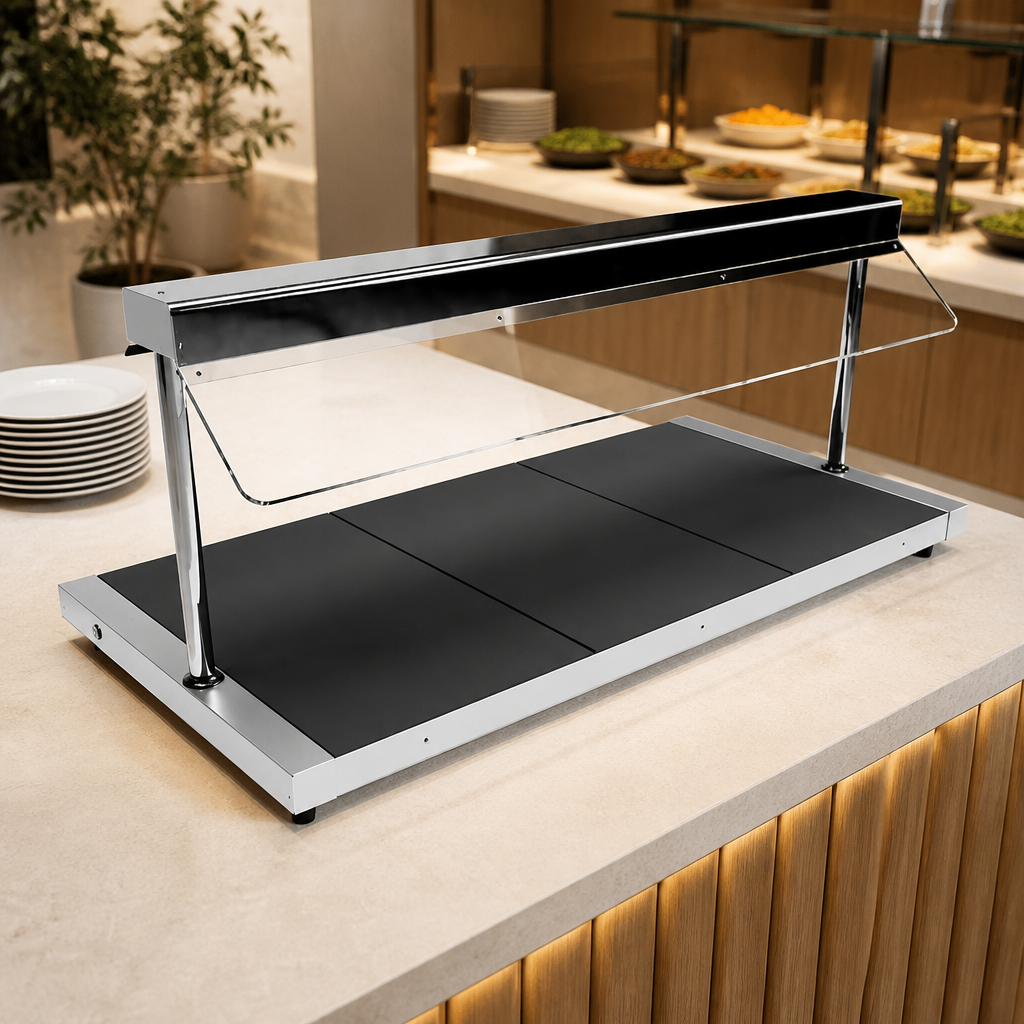 Electric Food Warmer with Gantry 1080mm Stainless Steel
