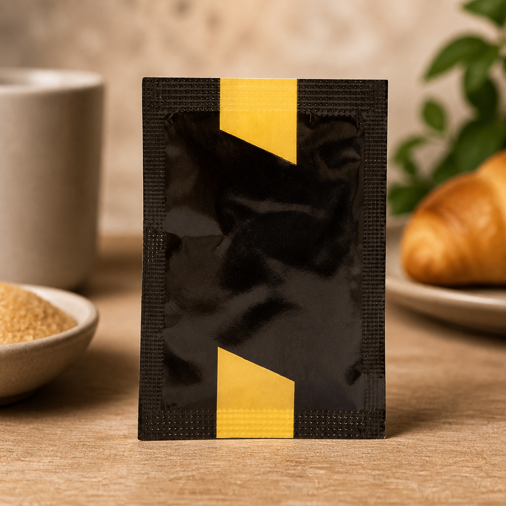 Commercial Brown Sugar Sachets 3g - 500 Pack for Catering