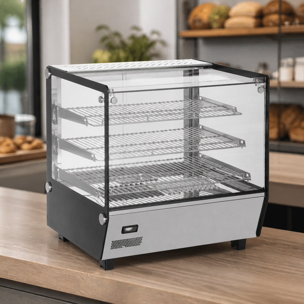 Commercial Countertop Heated Display Merchandiser 120Ltr