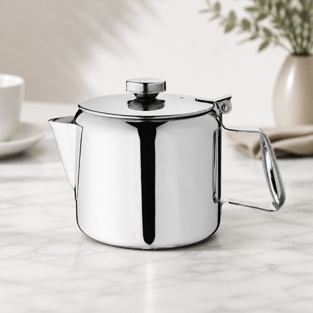Commercial Stainless Steel Teapot 850ml for Catering Use