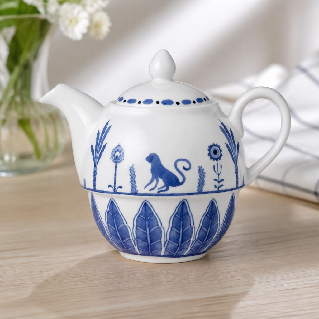 Commercial Tea For One Teapot 460ml Bone China Set of 6