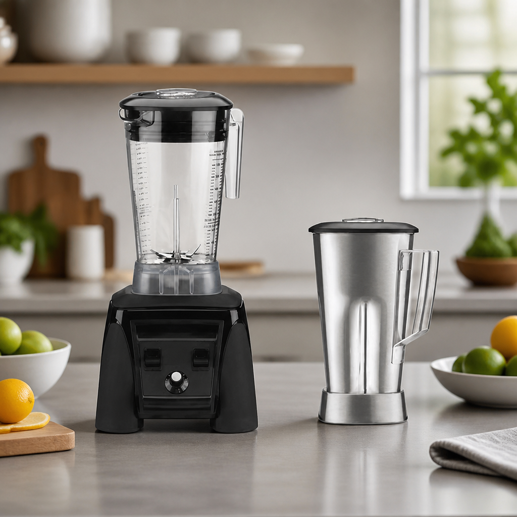 2Ltr Commercial Food Blender with Extra Stainless Steel Jug
