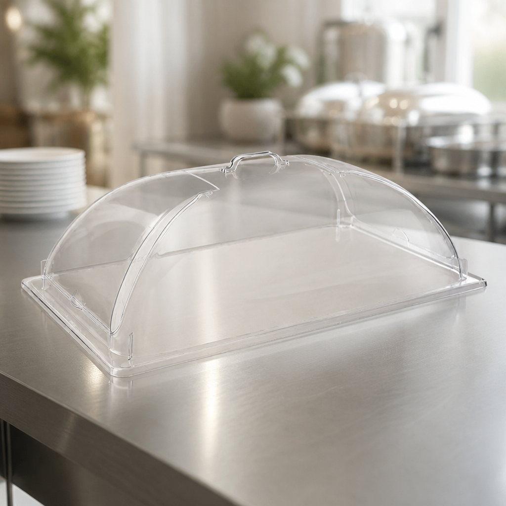 Commercial Polycarbonate 1/1 GN Domed Cover 535x330mm