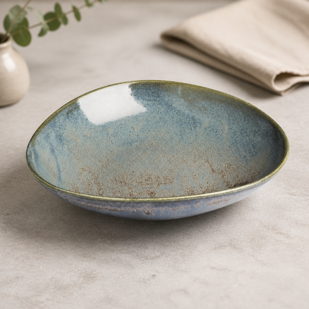 Triangle Bowls Blue 245mm (4 Pack)