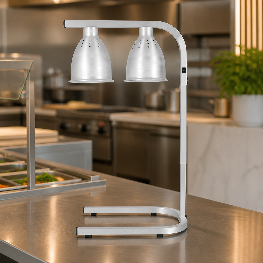 Commercial Electric Food Warmer 800mm Aluminium Silver