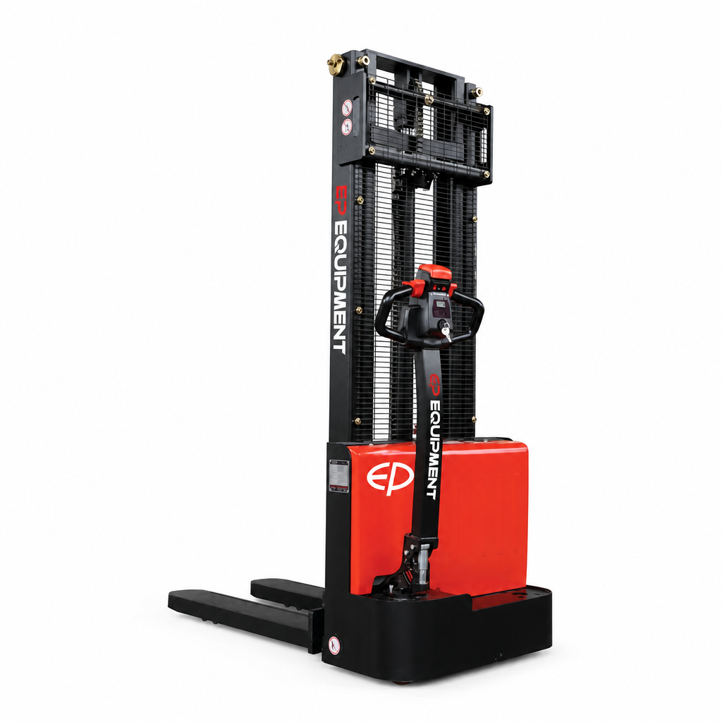 Electric Pallet Stacker Truck 1200kg with 2516mm Lift