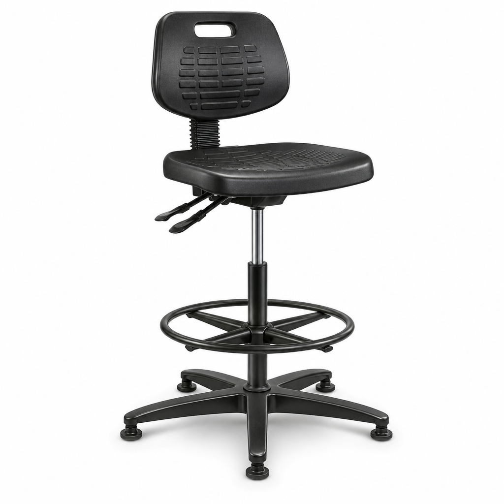 Ergonomic Polyurethane Stand-Up Work Chair