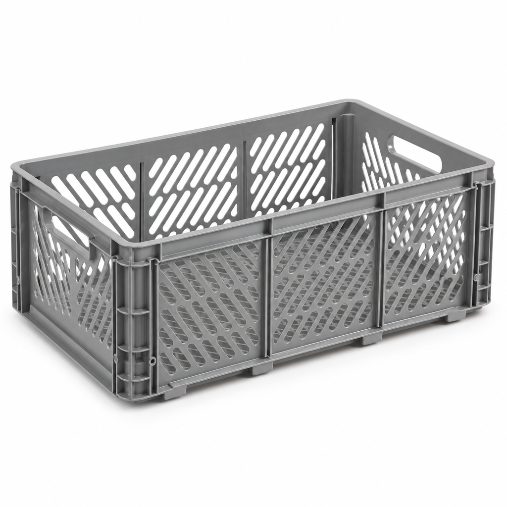 Euro Stacking Food Container with Ventilated Sides 45L