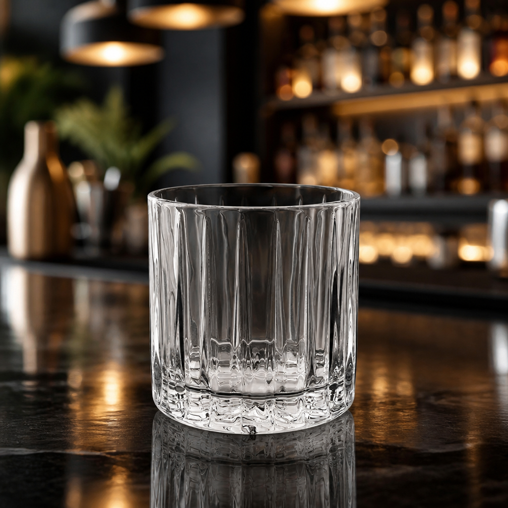 Vintage Double Old Fashioned Tumblers 350ml Set of 6