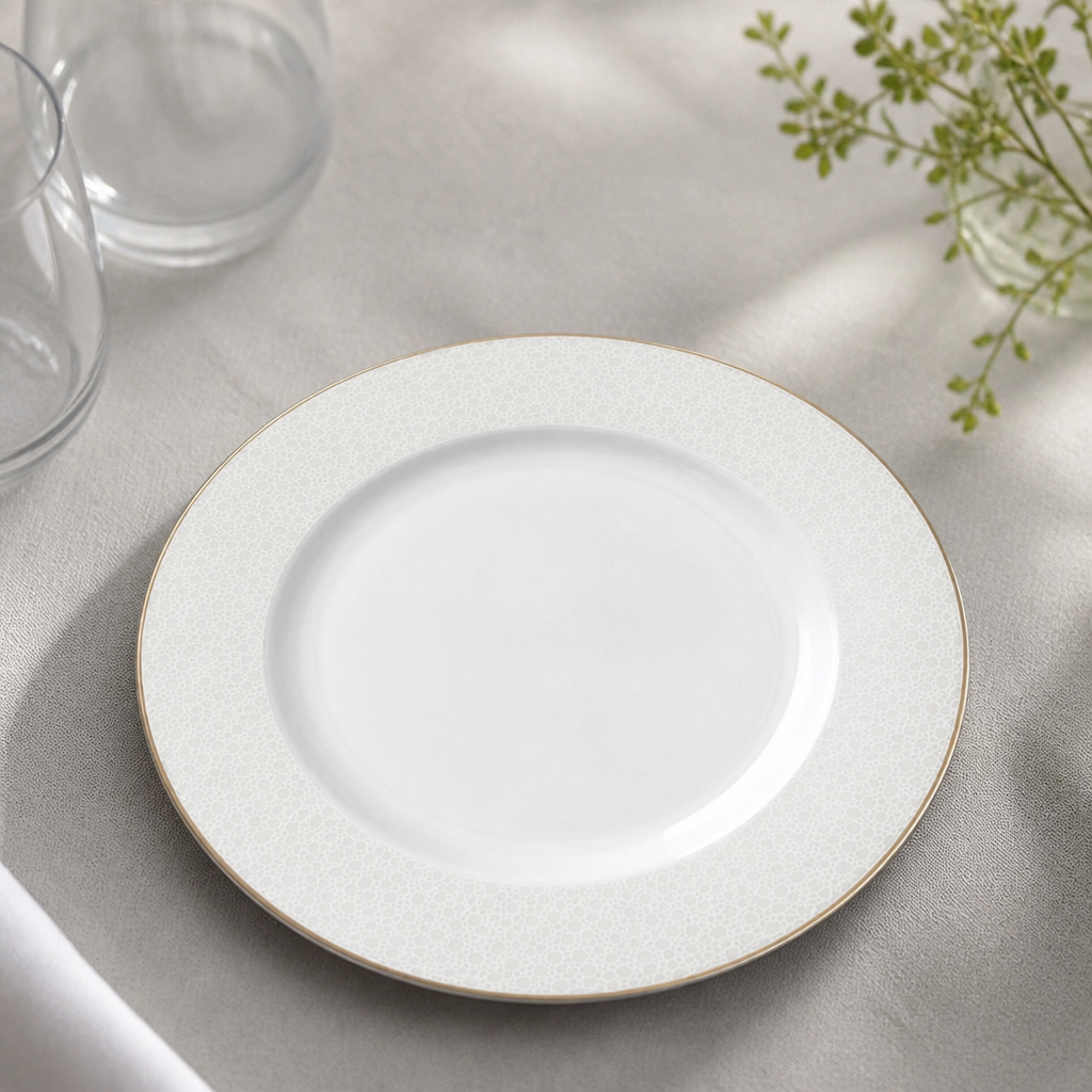Commercial Fizz Plates 300mm Bone China 12 Pack