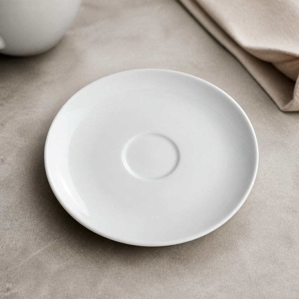 Commercial Porcelain Saucers 127mm 36 Pack