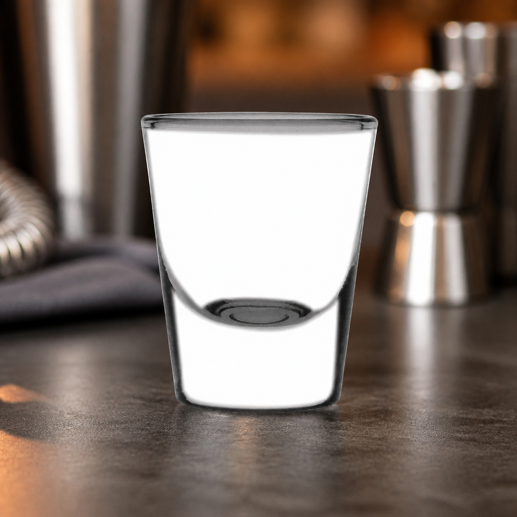 30ml Commercial Shot Glasses - Fluted Design - 12 Pack