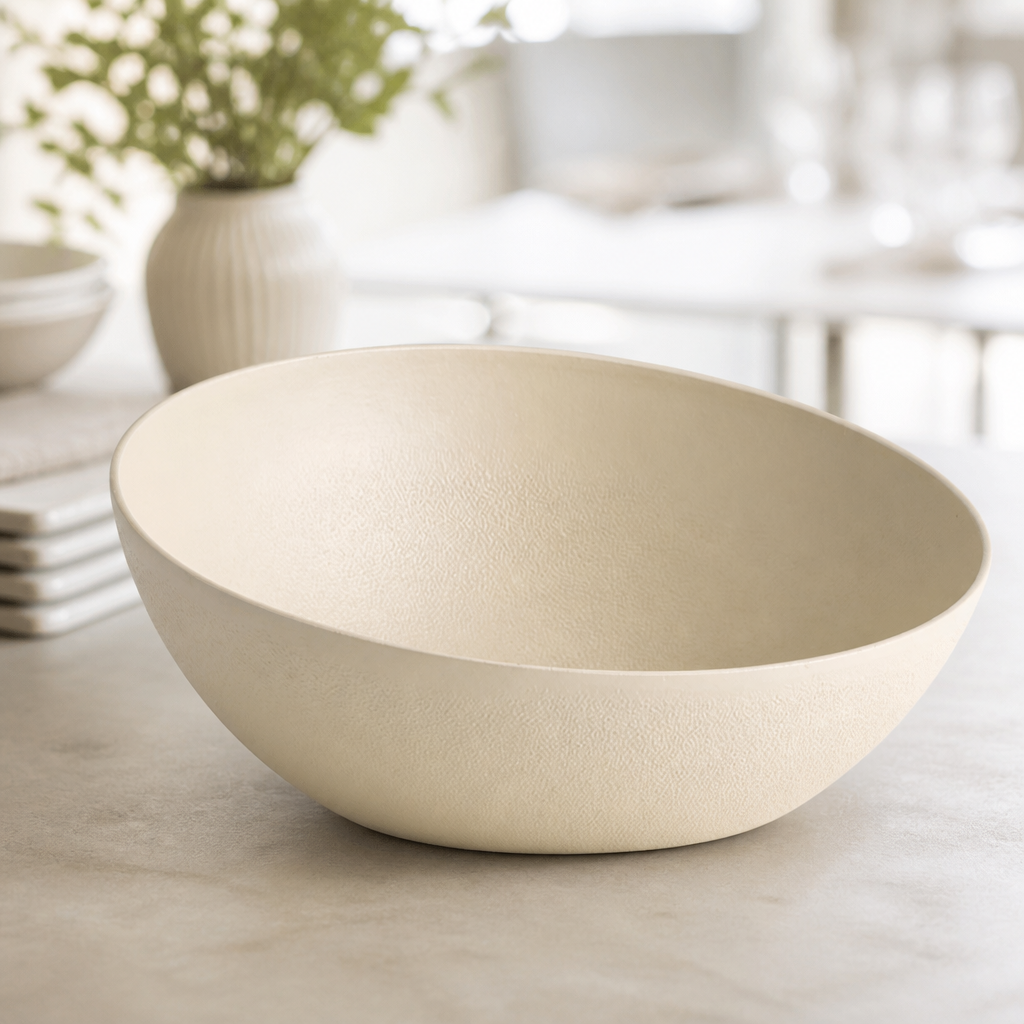 Commercial Metal Dish 3Ltr Yellow Frostfire Bowl