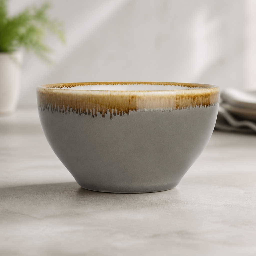 Commercial Soup Bowls 140mm Smoke Grey 6 Pack Dishwasher Safe