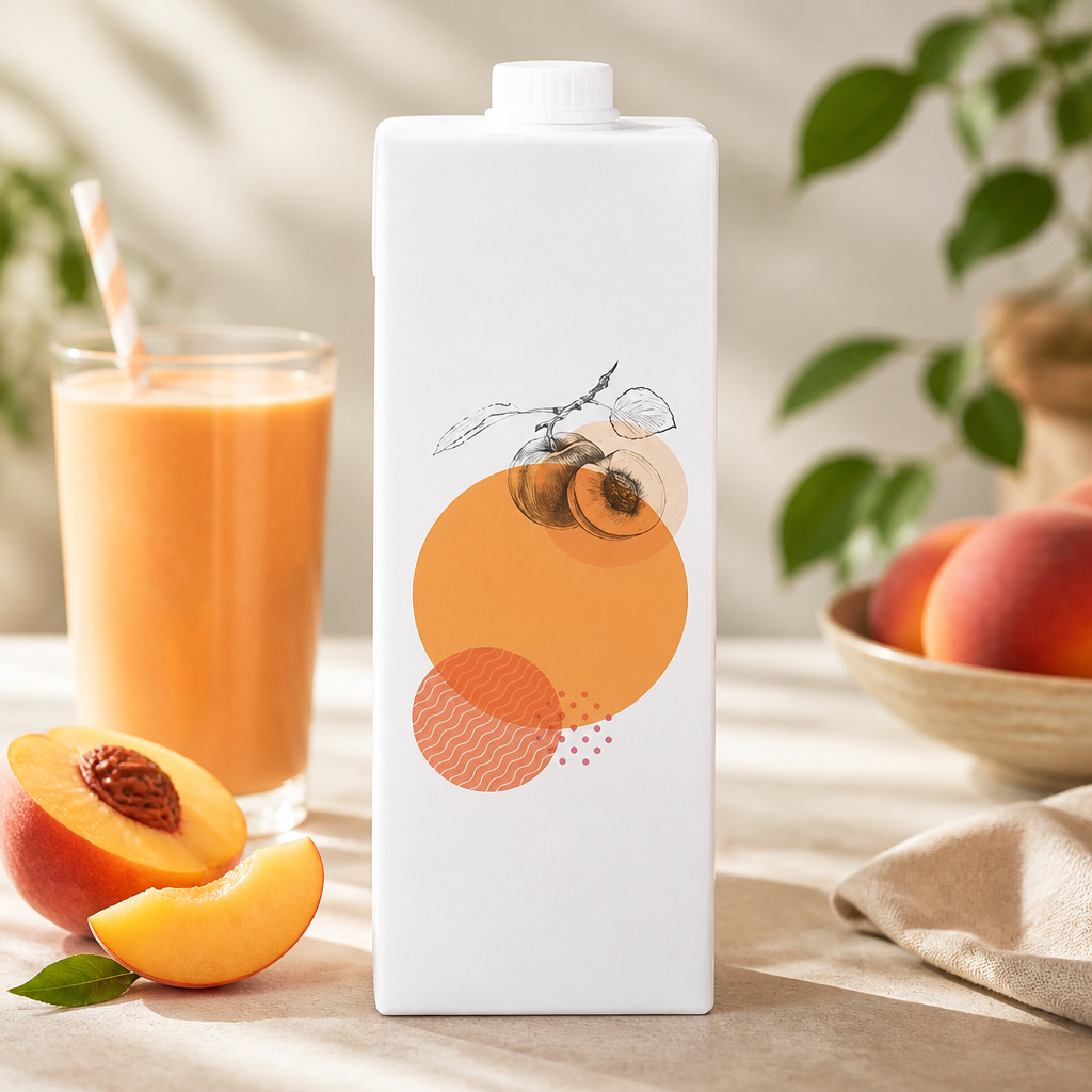 Commercial Peach Smoothie Mix 1L for Smoothie Machines