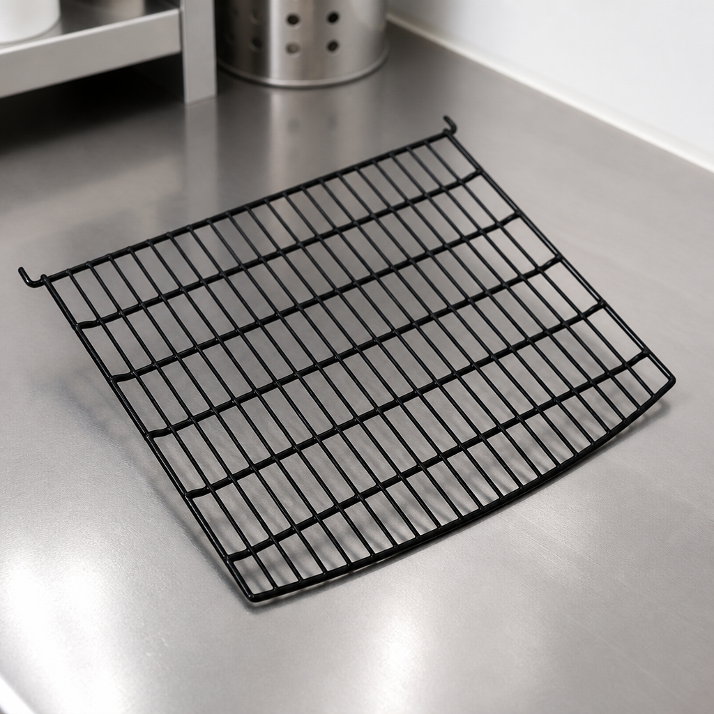 Commercial Display Fridge Shelf 430 x 390mm Black Steel