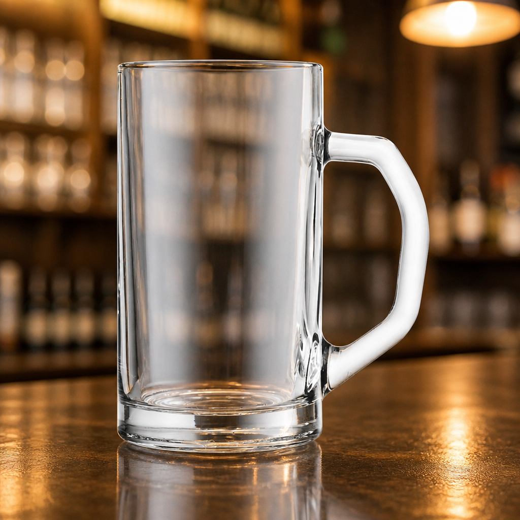 Commercial Beer Mugs 640ml Nucleated Tankards 6 Pack