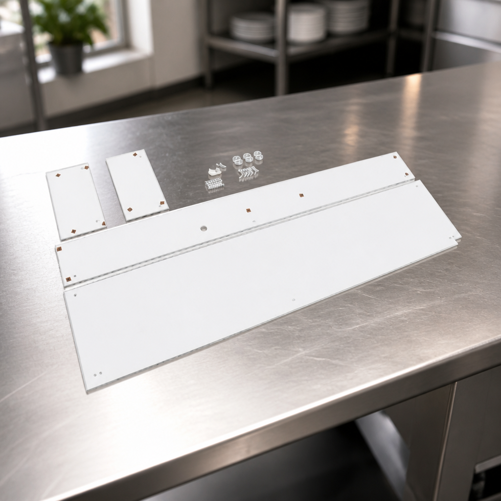 Commercial Replacement Glass Kit for Servery 40cm High
