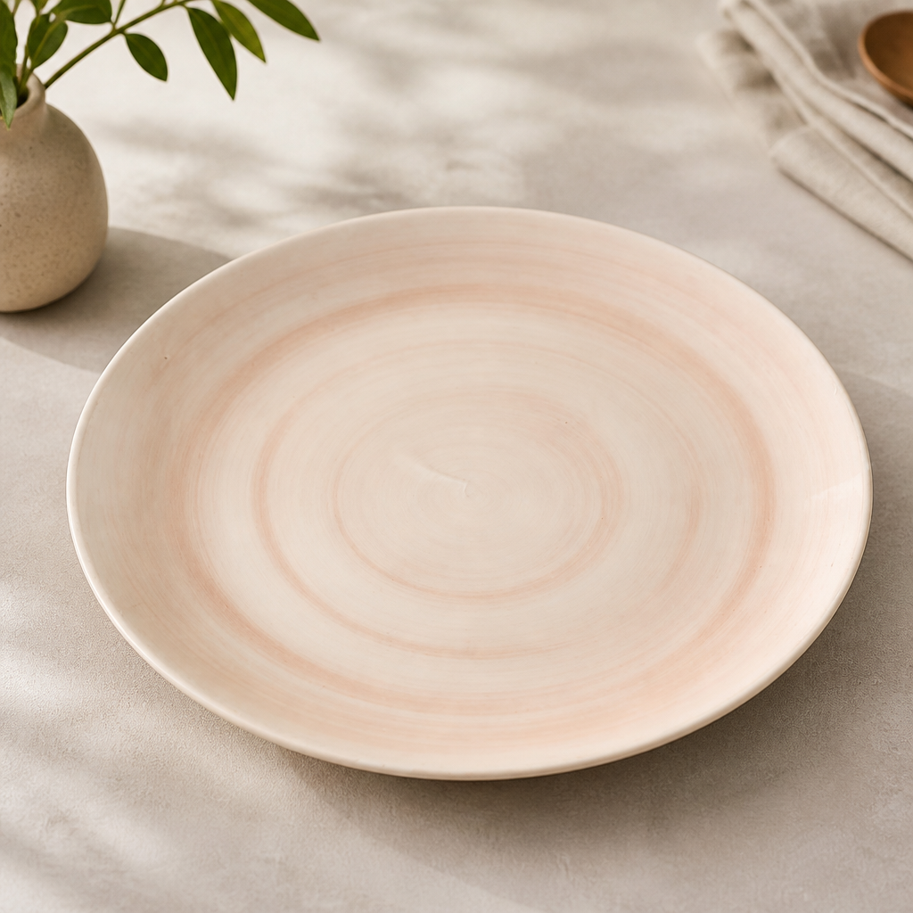 Commercial Coupe Plates 260mm Pink Super Vitrified Ceramic 12 Pack