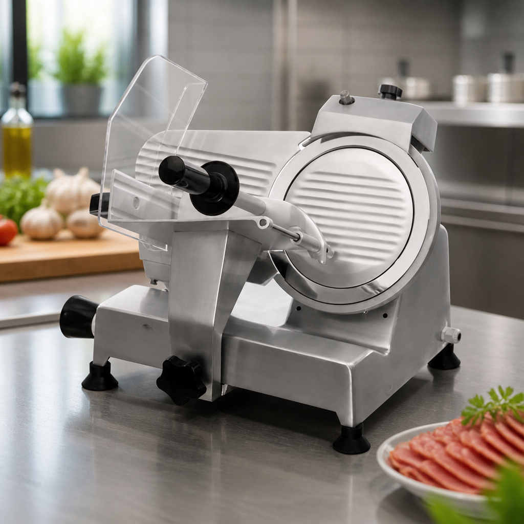 Commercial Meat Slicer 220mm for Deli and Restaurant Use