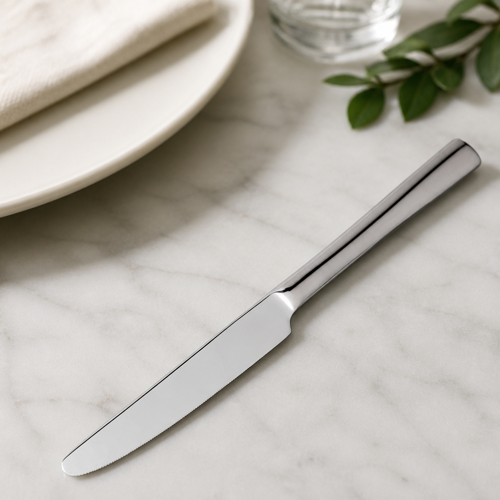 Commercial Dessert Knife Set 12 Pack Modern Design Stainless Steel