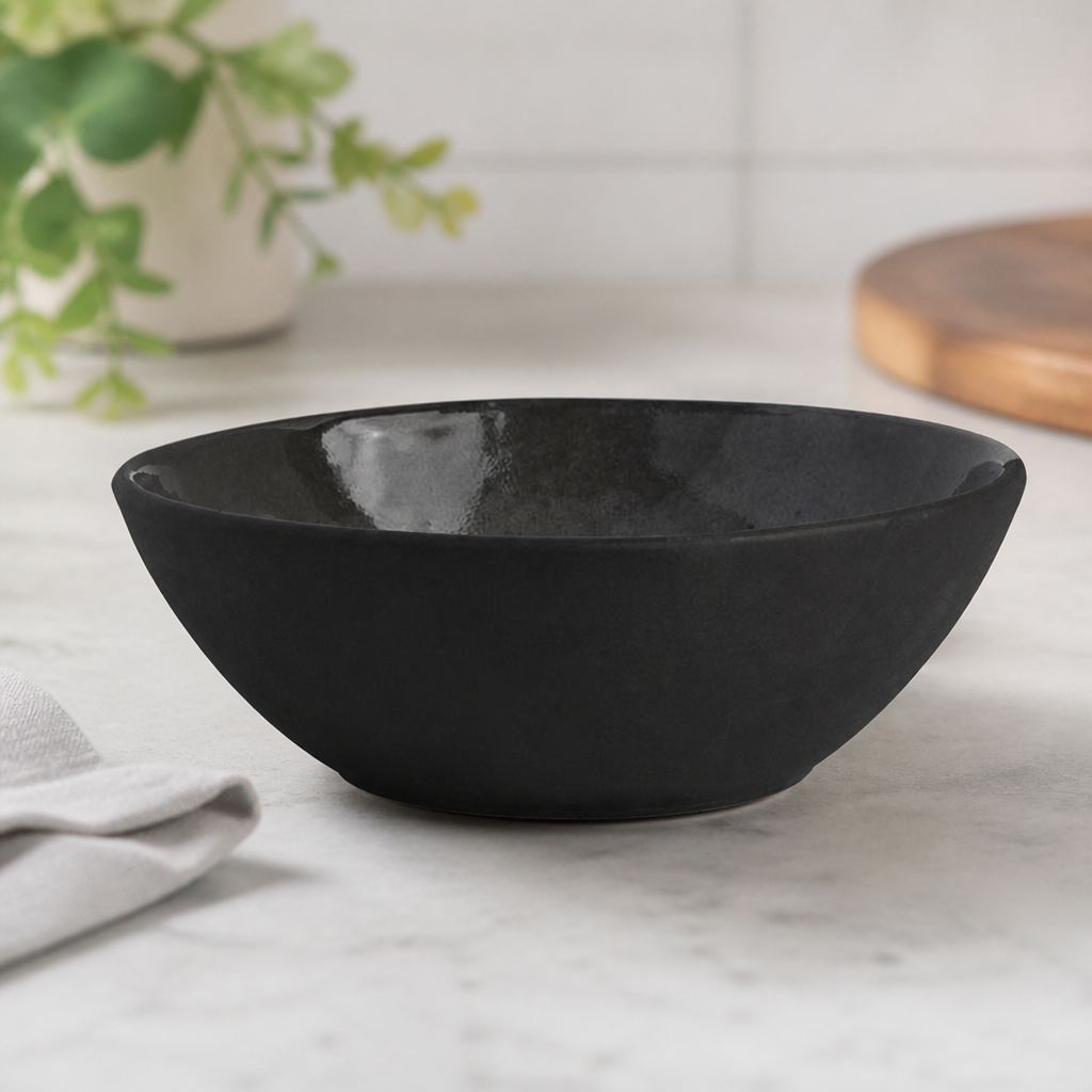 Commercial Grey Bowls 150mm - 24 Pack Vitrified Stoneware