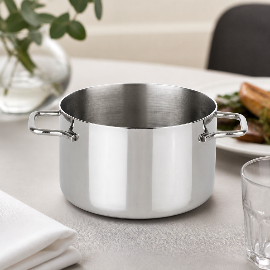 Mini Stainless Steel Casserole Dish 460ml Commercial Serving Dish