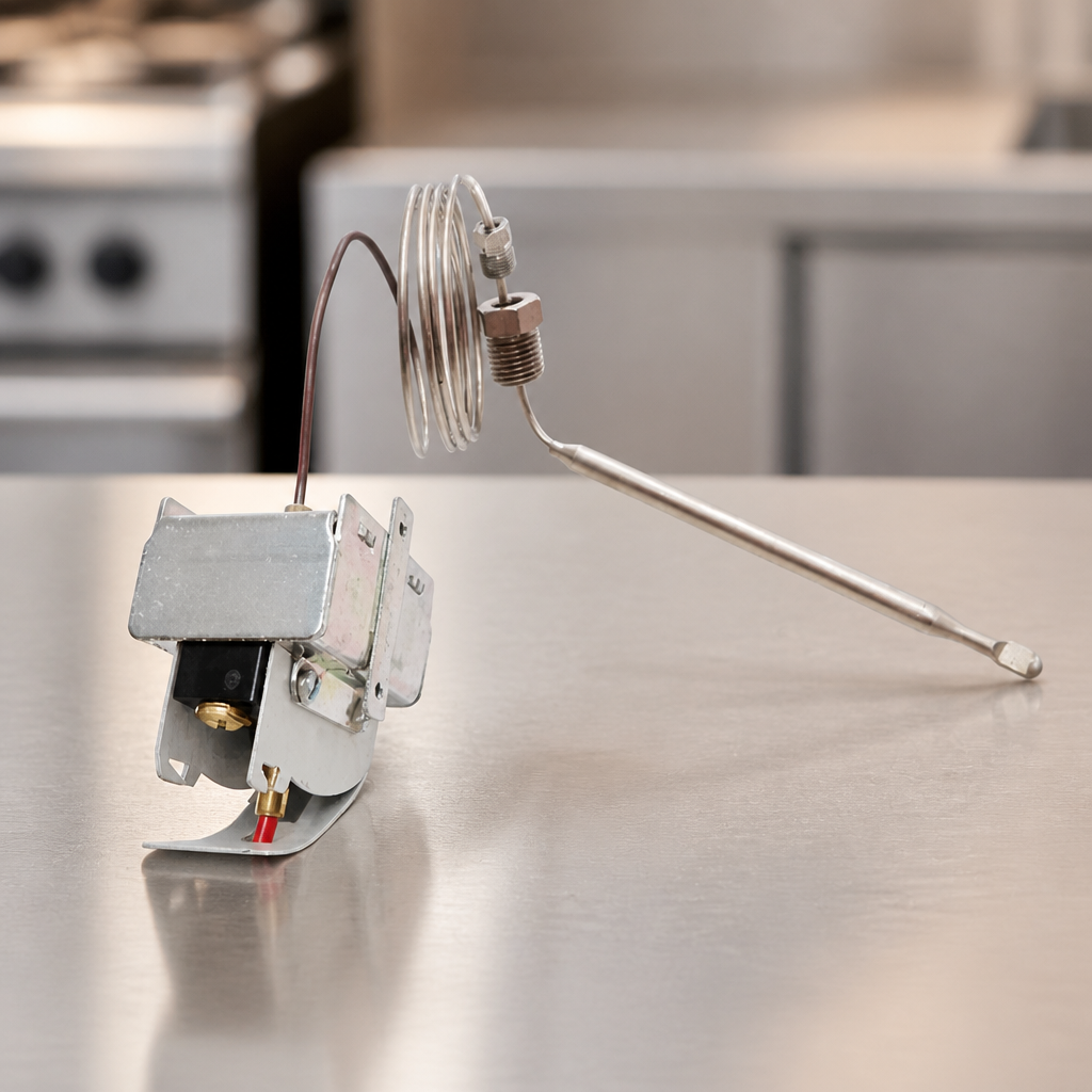 Commercial Fryer Hi Limit Thermostat Replacement Part 60mm High
